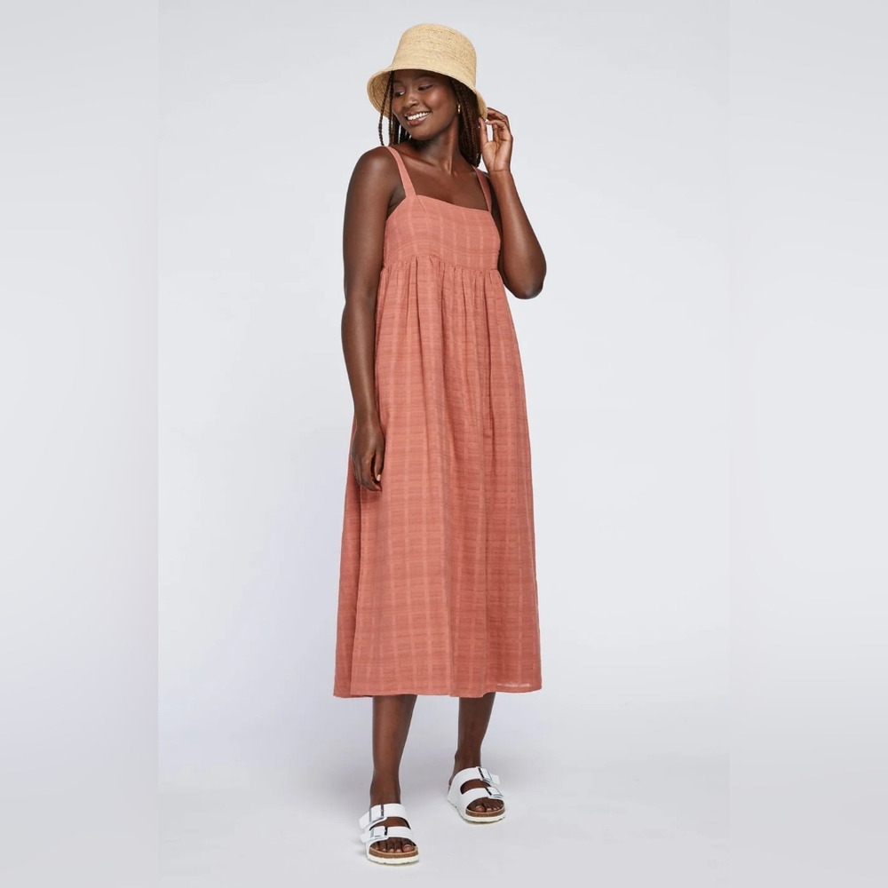 Gentle Fawn Terracotta Midi Dress